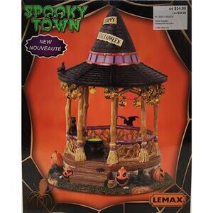 Lemax Spooky Town Witch Gazebo Halloween Village Tabletop Decor NEW 2021 #13553
